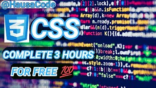 CSS Complete Course (2024) For Beginners | Hausa Code