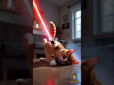 🐱 This Cat vs Laser is HILARIOUS! 😂 #shorts