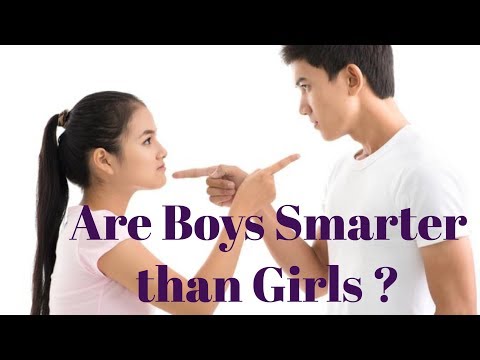 Are boys smarter than girls. Who is more intelligent. Video will tell you all about difference.