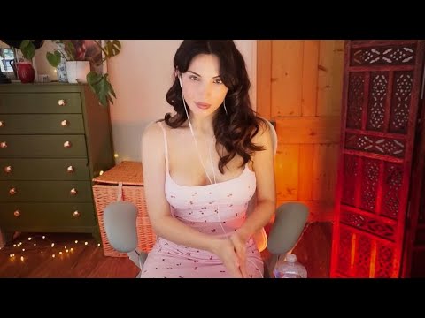 ASMR Baby Oil & Intense Eye Contact Massage 🍒