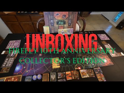 Is it BIGGER than GLOOMHAVEN?  Firefly Unboxing & Reboxing | 10th Anniversary Collector's Edition