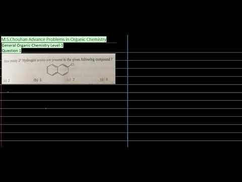 MS Chouhan Advanced Problems in Organic Chemistry Level 1 Question 1