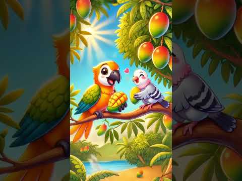 Kabootar or ￼Tota ￼ka story #ai #shorts #parrot #shortvideo