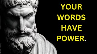 SPEAK TO YOURSELF --LIKE A STOIC BECAUSE YOUR WORDS HAVE POWER | STOICISM