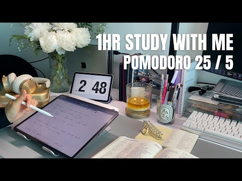 Study with me at home on the weekend as an app developer, pomodoro 🎧  (Real time, Rain sound)