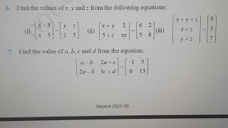 Ex3.1,Q7,class12th ncert maths, matrices @fragranceofphysicsnmaths 