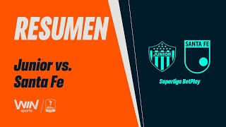 Junior vs. Santa Fe (summary and goals) | Superliga BetPlay Dimayor 2026 | First Leg