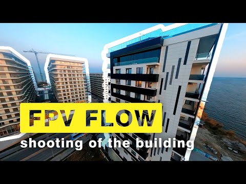 FPV. Shooting buildings with a race drone (Cinematic freestyle)