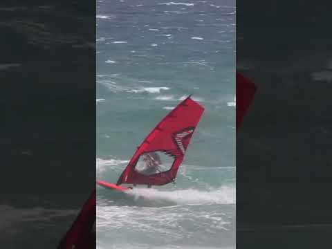 Only one idiot was harmed windsurfing in the making of this video 🤕 #windsurf #sendit #windsurfing