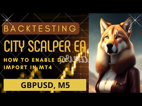 City Scalper EA X2 Steps for Testing in Metatrader 4