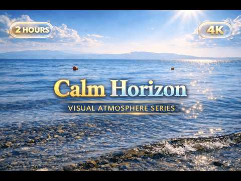 2 Hours Ocean Waves in 4K 🌊 Relaxing Sea Sounds for Sleep, Study & Stress Relief