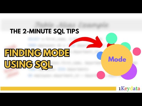 2-Minute SQL Tips: Finding Mode Using SQL