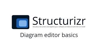 Structurizr - Diagram editor basics