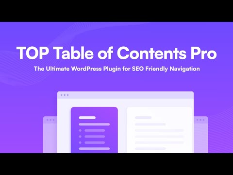 TOP Table of Contents Pro   The Ultimate WordPress Plugin for SEO Friendly Navigation