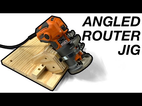 Angled Router Jig | Custom Woodworking Jig