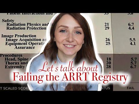 Let's talk about: Failing the ARRT Registry