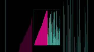 Neon Grid Merge Sort ⚡ Right-to-Left Algorithm ASMR || #shorts #asmr #viral