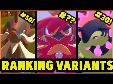 Ranking All 69 POKEMON REGIONAL FORMS!