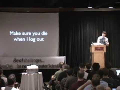 Lightning talk: How to write Unix daemons (I heart windows)
