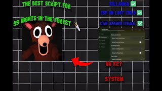 🚨 NEW OP SCRIPT for 99 Nights in the Forest 💀🌲 | SPAWN ITEMS | KILLAURA | AND MORE | work 2025 💻