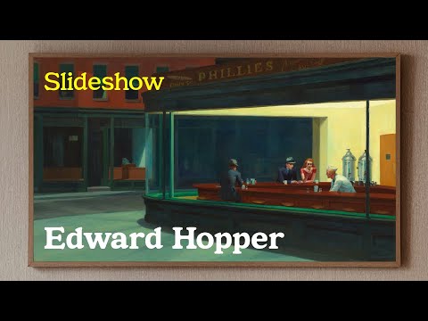 TV Art Slideshow | Edward Hopper | 1 Hour | No Music | 명화 슬라이드 | 회화 | 미술 | 명화감상 | 더프레임tv