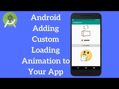 Android Loading View - Add Spinner And Dot Loading Animation (Demo)