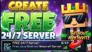 How To Make Free Minecraft Server 24x7 | Free 24/7 Minecraft Hosting😯