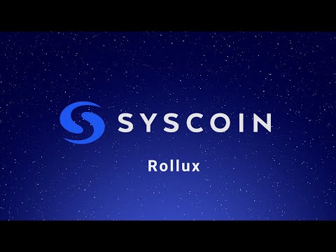 Syscoin Rollux Recap