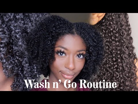 FULL WASH AND GO ROUTINE | How to Get Defined and Long Lasting Style