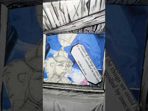 Little things in my sketchbook #interactiveart #sketchbookideas #sketchbookartist #popupbook #art