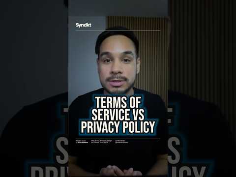 Terms & Conditions vs Privacy Policy