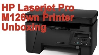 HP Laserjet printer unboxing