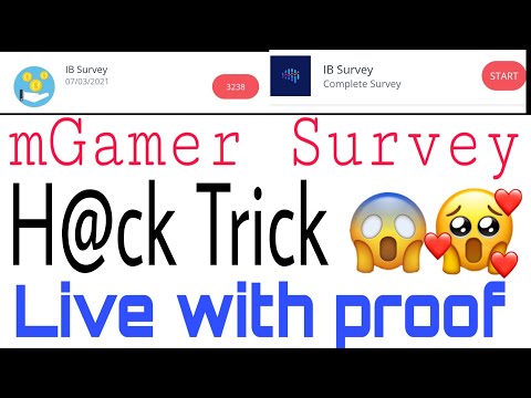 Best mGamer survey fully  hack trick with live proof || IB survey best trick in hindi ||
