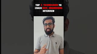 Crack Data Engineer Interview with these technologies #dataengineering