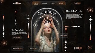 Web Design Masterclass: Create a Goddess-Themed UI in Figma (Full Tutorial)