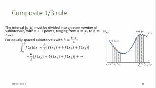 CBE 330 08 04 - Numerical integration
