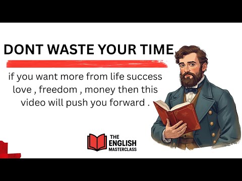Dont Waste Your Life | Shadowing English American accent | Graded Reader | English Speaking Practice