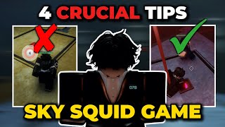 4 CRUCIAL TIPS TO SURVIVE IN SKY SQUID GAME | Ink Game