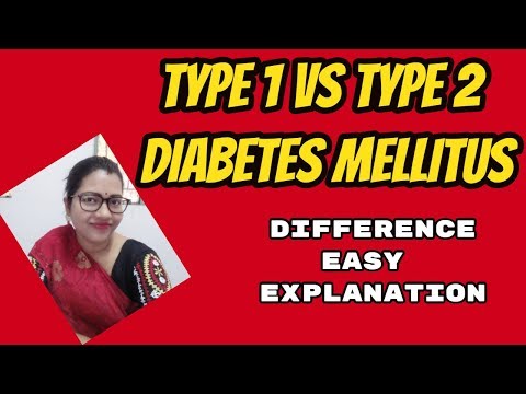 Type 1 vs Type 2 Diabetes Mellitus I Difference Between Type 1 vs Type 2 Diabetes Mellitus