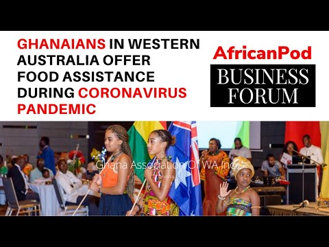 Ghanaians in Western Australia Offer Food Assistance during Coronavirus Pandemic