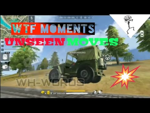 FREE FIRE || WTF MOMENTS || UNSEEN MOMENTS || GHOST FLYING CARS || INCREDIBLE AMAZING SEENS ||