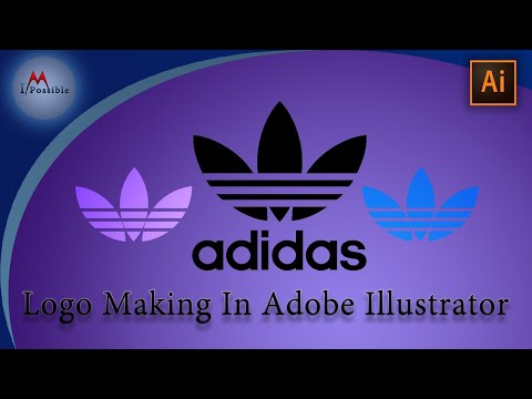 Adidas New Logo Making In Adobe illustrator