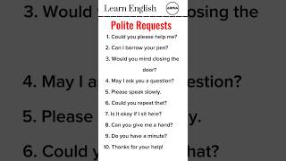 10 Helpful English Sentences Improve Your English #politeenglish