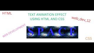 🎨How to Create Stunning Text Animation  with Just HTML & CSS! 💻✨#viralvideo #webdesign #tech