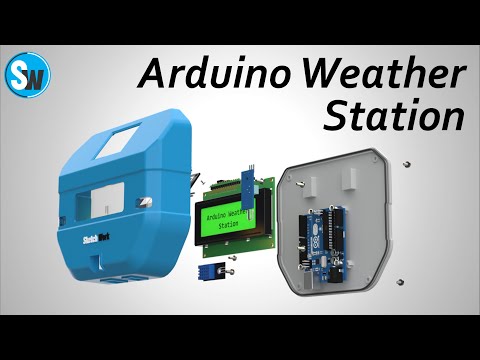 Arduino Weather Station Enclosure design with Circuit Diagram  - DIY Project 2022