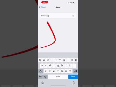 How to change device name in iPhone - Change Hotspot Name #shorts