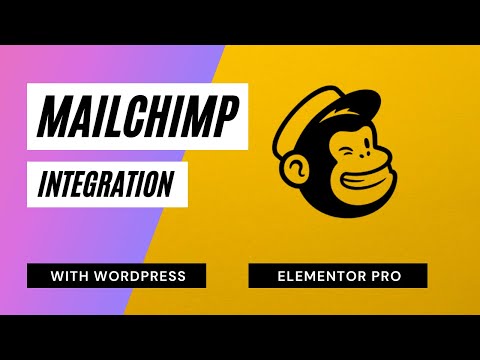 Mailchimp Integration With Elementor Wordpress Website ||Elementor Contact Form||