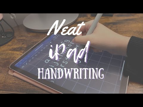 Tips for neat and aesthetic iPad handwriting ✨