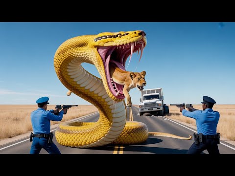 “A Giant Snake Attacked a Lioness and Her Cub — But What Happened Next Will Melt Your Heart 🦁💔
