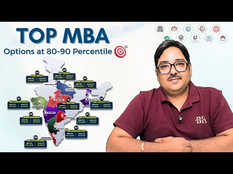 Best MBA Options at 80–90 Percentile | College List, Fees, Placements 2025 ✅